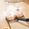 Steam Cleaner, 293°F 58 PSI Powerful Multipurpose Handheld Steam Mop for Home Use, 21 Attachments, 50Oz Capacity, Heavy Duty Steamer for Carpets, Floors, Cars, Tiles, Crack Cleaning, Moon Silver Steam Cleaner, 293°F 58 PSI Powerful Multipurpose Handheld Steam Mop for Home Use, 21 Attachments, 50Oz Capacity, Heavy Duty Steamer for Carpets, Floors, Cars, Tiles, Crack Cleaning, Moon Silver