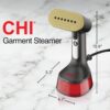 CHI Handheld Garment Steamer for Clothes, 1600W, 20-Minutes Steam Time, 300ml Water Tank, 2 Steam Modes, Portable, Fabric Brush, Ergonomic Handle, 10' Cord CHI Handheld Garment Steamer for Clothes, 1600W, 20-Minutes Steam Time, 300ml Water Tank, 2 Steam Modes, Portable, Fabric Brush, Ergonomic Handle, 10' Cord