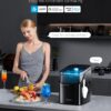 GoveeLife Smart Ice Maker Countertop, Portable Ice Machine with Voice Control, 9 Ice Cubes in 6 Minutes 3 Sizes, 26lbs/24Hrs, Self Cleaning RGB Lights, Quiet Ice Maker with Scoop for Kitchen Black | 9 Ice Cubes in 6 Mins 3 Sizes, Self Cleaning, RGB Lights, Portable Ice Machine with Scoop for Kitchen, Party GoveeLife Smart Ice Maker Countertop, Portable Ice Machine with Voice Control, 9 Ice Cubes in 6 Minutes 3 Sizes, 26lbs/24Hrs, Self Cleaning RGB Lights, Quiet Ice Maker with Scoop for Kitchen Black | 9 Ice Cubes in 6 Mins 3 Sizes, Self Cleaning, RGB Lights, Portable Ice Machine with Scoop for Kitchen, Party