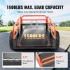 VEVOR ATV UTV Trailer Tow Behind Dump Cart | 1500lbs Capacity, 15 Cubic Feet, Heavy Duty, For Lawn Mower Tractor, Yard Garden Use