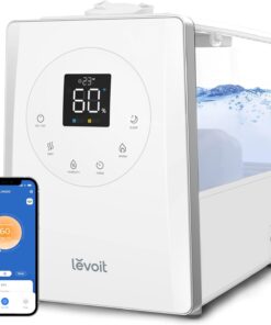 Levoit LV600S Smart Warm&Cool Mist Humidifiers for Home Bedroom Large Room | 6L 753ft² Coverage, Quickly & Evenly Humidify Whole House, Easy Top Fill, Smart Sensor, App & Voice Control, Quiet Sleep Mode
