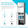 Avalon Self Cleaning Bottleless Water Cooler Water Dispenser - 2 Temperature Settings - Hot & Cold Water, Durable Stainless Steel Cabinet, Reverse Osmosis Filtration- UL Listed