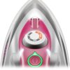 oliso M3Pro Project Steam Iron with Solemate – 1000W Ceramic Soleplate Iron and LED Light for Sewing, Quilting, Crafting, and Travel – Raspberry