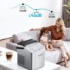 EUHOMY Ice Maker Machine, Light Grey