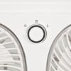 Comfort Zone 9-Inch Twin Window Fan with 2-Speed Independent 180° Rotating Fan Heads, Auto-Locking Expanders & Removable Bug Screen, for Fresh Air Intake or Warm Air Exhaust, Ideal for Home & Office Comfort Zone 9-Inch Twin Window Fan with 2-Speed Independent 180° Rotating Fan Heads, Auto-Locking Expanders & Removable Bug Screen, for Fresh Air Intake or Warm Air Exhaust, Ideal for Home & Office