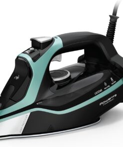 Rowenta Steam Force Stainless Steel Soleplate Steam Iron for Clothes, Anti-Drip Protection, 400 Microsteam Holes, 1800 Watts, Iron, Fabric Steamer, Garment Steamer for Clothes, Precision Tip, DW9440