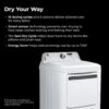 Kenmore 7.0 cu. ft. Front Load Electric Dryer - White | Wrinkle Guard to Reduce Wrinkles & Static - Smart Sensor Drying - Touch Controls