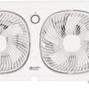 Comfort Zone 9-Inch Twin Window Fan with 2-Speed Independent 180° Rotating Fan Heads, Auto-Locking Expanders & Removable Bug Screen, for Fresh Air Intake or Warm Air Exhaust, Ideal for Home & Office Comfort Zone 9-Inch Twin Window Fan with 2-Speed Independent 180° Rotating Fan Heads, Auto-Locking Expanders & Removable Bug Screen, for Fresh Air Intake or Warm Air Exhaust, Ideal for Home & Office