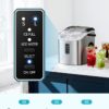 EUHOMY Ice Maker Countertop, 9 Cubes Ready in 6 Mins, 26lbs/24H, Self-Cleaning, Portable Ice Maker Machine with Carry Handle, Basket and Scoop, 2 Sizes of Bullet Ice for Home, Kitchen, Office