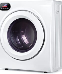 Euhomy 2.65 Cu.Ft Portable Dryer with Exhaust Hose, Clothes Dryer with Four Functions, 1400w Dryer Machine with Stainless Steel Drum, Suitable for Apartments, RVs, Gym