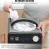 VEVOR Upright Automatic Ice Cream Maker with Built-in Compressor, 2 Quart No Pre-freezing Fruit Yogurt Machine, Stainless Steel Electric Sorbet Maker, 4 Modes Gelato Maker with Digital Display & Timer