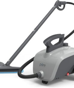 Pure Enrichment PureClean XL Rolling Steam Cleaner – Professional 1.5L Multi-Purpose Heavy Duty Steamer, 17 Accessories, Chemical-Free Deep Cleaning of Floors, Upholstery, Windows, Grout, Cars & More