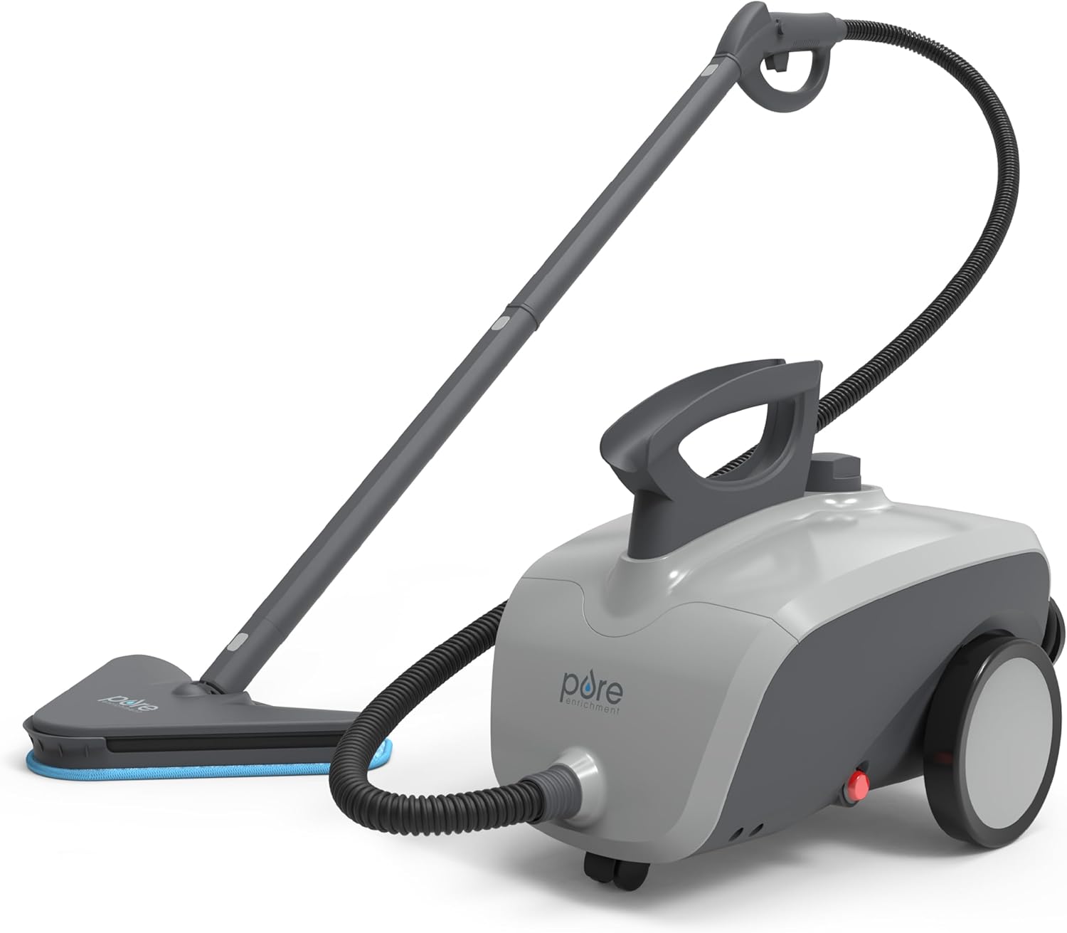 Pure Enrichment PureClean XL Rolling Steam Cleaner – Professional 1.5L Multi-Purpose Heavy Duty Steamer, 17 Accessories, Chemical-Free Deep Cleaning of Floors, Upholstery, Windows, Grout, Cars & More Pure Enrichment PureClean XL Rolling Steam Cleaner – Professional 1.5L Multi-Purpose Heavy Duty Steamer, 17 Accessories, Chemical-Free Deep Cleaning of Floors, Upholstery, Windows, Grout, Cars & More