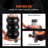 VEVOR Air Jack, 3 Ton/6600 lbs Triple Bag Air Jack, with Heightened Column Lifting Up to 21.3 Inch & Adjustable Handle, with Thick Rubber Pad, 1-6S Lifting Pneumatic Bag Jack Fits for Car, SUV