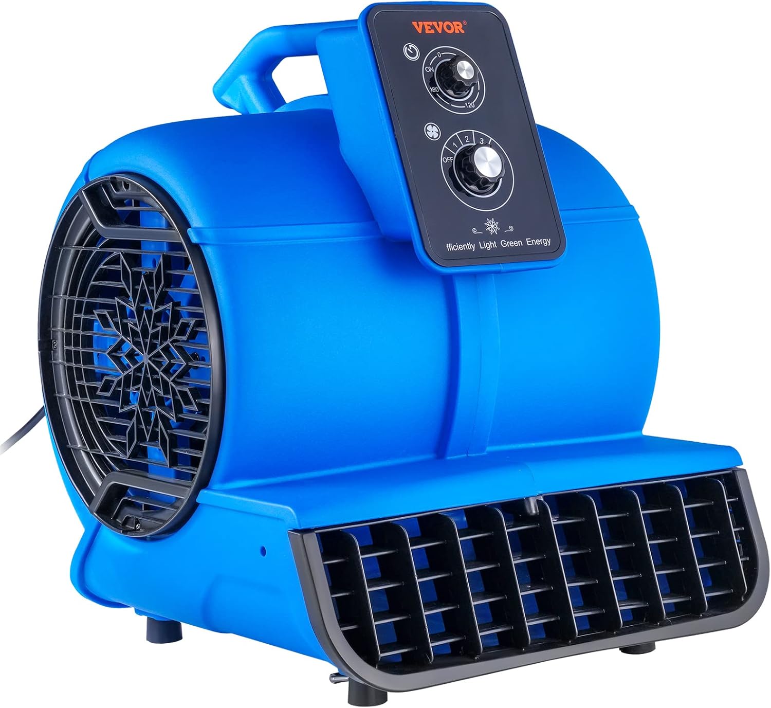VEVOR Air Mover, 1/2 HP 2600 CFM Carpet Dryer for Cooling and Ventilating, Portable Floor Blower Fan with 4 Blowing Angles and Time Function, for Janitorial, Home, Commercial Use VEVOR Air Mover, 1/2 HP 2600 CFM Carpet Dryer for Cooling and Ventilating, Portable Floor Blower Fan with 4 Blowing Angles and Time Function, for Janitorial, Home, Commercial Use