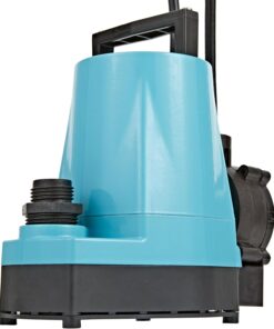 Little Giant 5-ASP-LL 115-Volt, 1/6 HP, 1500 GPH Automatic Aluminum Utility Pump with Low-Level Piggy-back Diaphragm Switch, 18-Ft. Cord, Blue, 505717