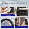 Renogy Inverter PUH, 3000W Pure Sine Wave Power Inverter with UPS Transfer Switch & Bluetooth, 12V DC to 120V AC Converter for RV, Truck, Home,Camping - 6000W Surge Power, Remote Monitoring Renogy Inverter PUH, 3000W Pure Sine Wave Power Inverter with UPS Transfer Switch & Bluetooth, 12V DC to 120V AC Converter for RV, Truck, Home,Camping - 6000W Surge Power, Remote Monitoring
