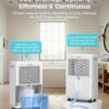 PLUSCENT 32 Pint Dehumidifier for Basement, 2500 sq.ft Dehumidifiers for Home with Drain Hose, 3 Modes, Auto Defrost, 24H Timer, Quiet Smart Humidity Control for Large Room, Bedroom, Bathroom, RV