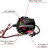 Schumacher Electric 8 Bank, 6V / 12V Battery Charger Station - Multi-Bank Charger for AGM, Gel, LFePO4 & Deep-Cycle Units - Automatic Charging, Microprocessor-Controlled - DSR127