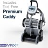 Polaris VRXIQ+ Smart Robotic Pool Cleaner with iAquaLink Control, Extra Long 70' Cable w/Tangle reducing Swivel, Large Debris Canister and 7 Cleaning Modes