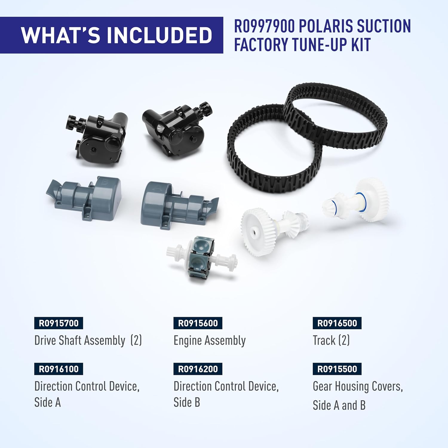 Polaris Genuine Parts Suction Cleaner Tune Up Kit, R0997900 | Compatable with Polaris Models Atlas, Atlas XT, MAXX Polaris Genuine Parts Suction Cleaner Tune Up Kit, R0997900 | Compatable with Polaris Models Atlas, Atlas XT, MAXX - Image 3