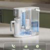 DREO Reverse Osmosis Water Filter Countertop, RO Filtration System, 3:1 Pure to Drain, TDS & Filter Life & 2 Autofill Pitchers, Install-Free, Self-Cleaning Water Purifier, RO Water Filter
