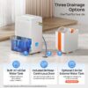 KNKA Energy Star 4500 Sq.Ft Dehumidifier for Basement, Max 80 Pint/Day | Dehumidifier with Drain Hose, Dehumidifiers for Home, Bedroom, Bathroom, Large Room, Smart Humidity Control, Sleep Mode KNKA Energy Star 4500 Sq.Ft Dehumidifier for Basement, Max 80 Pint/Day | Dehumidifier with Drain Hose, Dehumidifiers for Home, Bedroom, Bathroom, Large Room, Smart Humidity Control, Sleep Mode