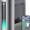 DREO 6L Smart Humidifiers for Bedroom, Warm & Cool Mist for Large Room | 60-Hour Quiet Runtime, 500ML/H Output, Smart Humidity Sensor, Indicator Light, App Control, Works with Alexa & Google, Silver