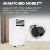 Whynter Portable Air Conditioner 10,000 BTU with Dehumidifier & Cooling Fan for 300 Sq. Ft. Rooms, Includes AC Unit Window Kit, ARC-102CS (7,000 BTU SACC), White