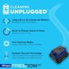 Polaris Freedom SC Cordless Robotic Pool Cleaner, WiFi Enabled, Fast Charging, Dual Modes, Cleans Floor & Walls in 2 Hrs, for In-Ground Pools up to 36ft, w/iAquaLink App & Easy Lift Removal Polaris Freedom SC Cordless Robotic Pool Cleaner, WiFi Enabled, Fast Charging, Dual Modes, Cleans Floor & Walls in 2 Hrs, for In-Ground Pools up to 36ft, w/iAquaLink App & Easy Lift Removal