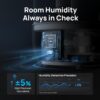 DREO 6L Smart Humidifiers for Bedroom, Large Room, 60H Runtime, Quiet 28dB | Top Fill Supersized Cool Mist Humidifier for Plants, Indoor, Home, Night Light, App/Touch/Voice Control, White