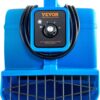 VEVOR Floor Blower, 1360 RPM 600 CFM, Air Mover for Drying and Cooling, Portable Carpet Dryer Fan with 4 Blowing Angles,3-Speeds Adjustment, for Janitorial, Home, Plumbing, Commercial Use