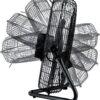 Lasko 20" Black High Velocity Wall Mount Fan with Pivoting Head - 3 Speeds, Ideal Wall Mount Fan or Floor Fans for Home, Garage, Attic, 2264QM Lasko 20" Black High Velocity Wall Mount Fan with Pivoting Head - 3 Speeds, Ideal Wall Mount Fan or Floor Fans for Home, Garage, Attic, 2264QM