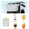 EUHOMY Ice Maker Machine, Light Grey