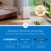 hOmeLabs Dehumidifier 1,800 Sq Ft 8 Pint (MAX 24 Pint at 95°F, 90% RH) | WIFI + Upgraded Advanced Humidity & Moisture Control, Quiet, Efficient, Auto Shut-off, Ideal for Home, Basement, Office