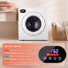 Euhomy 2.65 Cu.Ft Portable Dryer with Exhaust Hose, Clothes Dryer with Four Functions, 1400w Dryer Machine with Stainless Steel Drum, Suitable for Apartments, RVs, Gym Euhomy 2.65 Cu.Ft Portable Dryer with Exhaust Hose, Clothes Dryer with Four Functions, 1400w Dryer Machine with Stainless Steel Drum, Suitable for Apartments, RVs, Gym