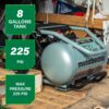 Metabo HPT Air Compressor, THE TANK, 8-Gallon Trolley Air Compressor, 225 PSI, Versatile for Use with Framing, Siding, Finish, or Roofing Nailers, Easy Mobility with Rubber Tires, EC1315S Metabo HPT Air Compressor, THE TANK, 8-Gallon Trolley Air Compressor, 225 PSI, Versatile for Use with Framing, Siding, Finish, or Roofing Nailers, Easy Mobility with Rubber Tires, EC1315S