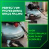 Metabo HPT Pancake Air Compressor, 6-Gallon 165PSI, Portable Air Compressor with 1.0 HP Oil-Free High Efficiency Motor, Lihghtweight, Quick Couplers for Fast Tool Changes, EC711S Metabo HPT Pancake Air Compressor, 6-Gallon 165PSI, Portable Air Compressor with 1.0 HP Oil-Free High Efficiency Motor, Lihghtweight, Quick Couplers for Fast Tool Changes, EC711S