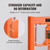 VEVOR Hydraulic 6 Ton H-Frame Garage Floor Adjustable Shop Press with Plates, 6T, Orange
