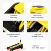 VEVOR 3 Ton Low Profile Floor Jack for All Terrain Vehicles, Heavy-Duty Steel Racing Jack with Quick Lift Pump, 5.12"-20" Lifting Range, 3.0 tons