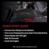 Schumacher Electric 3000A Lithium Car Battery Jump Starter and Portable Power Pack/Jump Box, 3-in-1 Solution, 2.4A USB Charging, for 12V Power Sport, Automotive, and Marine Batteries, SL1653