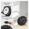 COMFEE' Rice Cooker 12 Cups Cooked/6 Cups Uncooked, Portable Non-Stick Rice Maker, Japanese Rice Cooker with Fuzzy Logic Technology, 24-Hour Timer Delay, 11 Presets, Steamer, Fast Cooker, Grain Cooker, Black