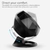Vornado 660 AE Large Whole Room Air Circulator Fan with 4 Speed Settings, Works with Alexa, Chrome Glide Bar for Directional Airflow, Powerful Targeted Airflow, A Certified for Humans Device, Black