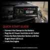 Schumacher Electric 6A Car Battery Charger and 50A Engine Starter, 3-in-1 Solution, Maintainer, 10A Boost, for 12V Power Sport, Automotive, and Marine Batteries, SC1305