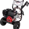 Simpson 3400 PSI Gas Pressure Washer, 2.5 GPM Residential Power Washer, Cold Water, 25' Hose, Clean Machine, 49-State Compliant (CM61083)