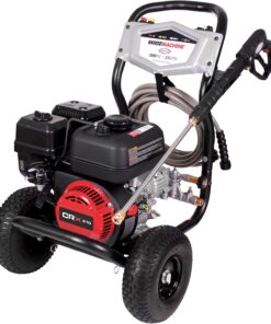 Simpson 3400 PSI Gas Pressure Washer, 2.5 GPM Residential Power Washer, Cold Water, 25' Hose, Clean Machine, 49-State Compliant (CM61083)