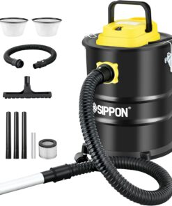 Ash Vacuum Cleaner, Pellet Stove Vacuum Cleaner with Blower Function, 1000W Powerful Suction 4 Gallon All-in-One Ash Vacuum for Fireplaces, Pellet Stoves