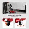 VEVOR 3 Ton Low Profile Floor Jack, Steel Racing Floor Jacks with Single Piston Quick Lift Pump, Hydraulic Trolley Car Jack for Sport Utility Vehicle, SUVs, Pickups, Lifting Range 5.1"-19.7"