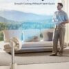 DREAME Bladeless Tower Fan for Bedroom, Smart Standing Fan with 270° Spatial Airflow for Whole-Room Circulation, 59ft/s High Velocity, 10 Speeds 3 Modes, Temperature-Adaptive Airflow, MF10-Beige