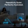 DREO 6L Smart Humidifiers for Bedroom, Large Room, 60H Runtime, Quiet 28dB | Top Fill Supersized Cool Mist Humidifier for Plants, Indoor, Home, Night Light, App/Touch/Voice Control, White
